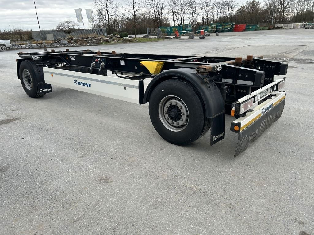 Krone 2 Achswechselfahrgestell, Typ: MAXI AZW 18 eL3B7 - Remorque porte-conteneur/ Caisse mobile: photos 1 Krone 2 Achswechselfahrgestell, Typ: MAXI AZW 18 eL3B7 - Remorque porte-conteneur/ Caisse mobile: photos 1