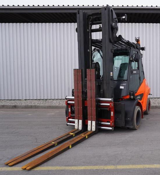 Linde H 80 D/600 EVO 396-03 - Chariot élévateur diesel: photos 1 Linde H 80 D/600 EVO 396-03 - Chariot élévateur diesel: photos 1