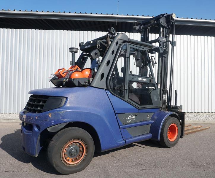 Linde H 80 T/900 EVO 396-03 - Chariot élévateur à gaz: photos 2 Linde H 80 T/900 EVO 396-03 - Chariot élévateur à gaz: photos 2