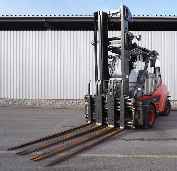 Linde H 80 T/900 EVO 396-03 - Chariot élévateur à gaz: photos 1 Linde H 80 T/900 EVO 396-03 - Chariot élévateur à gaz: photos 1