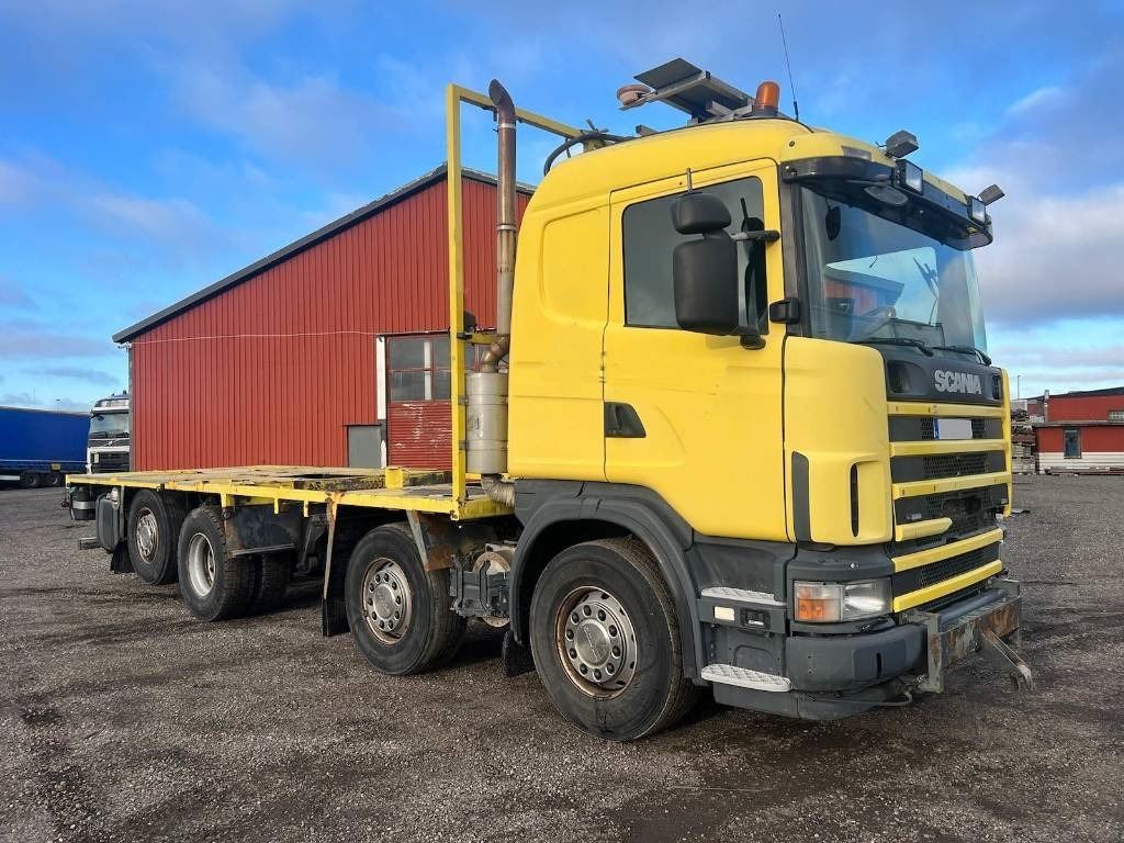 Scania R124 GB 8X2*6 NB420 serie 4936 - Camion plateau: photos 3 Scania R124 GB 8X2*6 NB420 serie 4936 - Camion plateau: photos 3