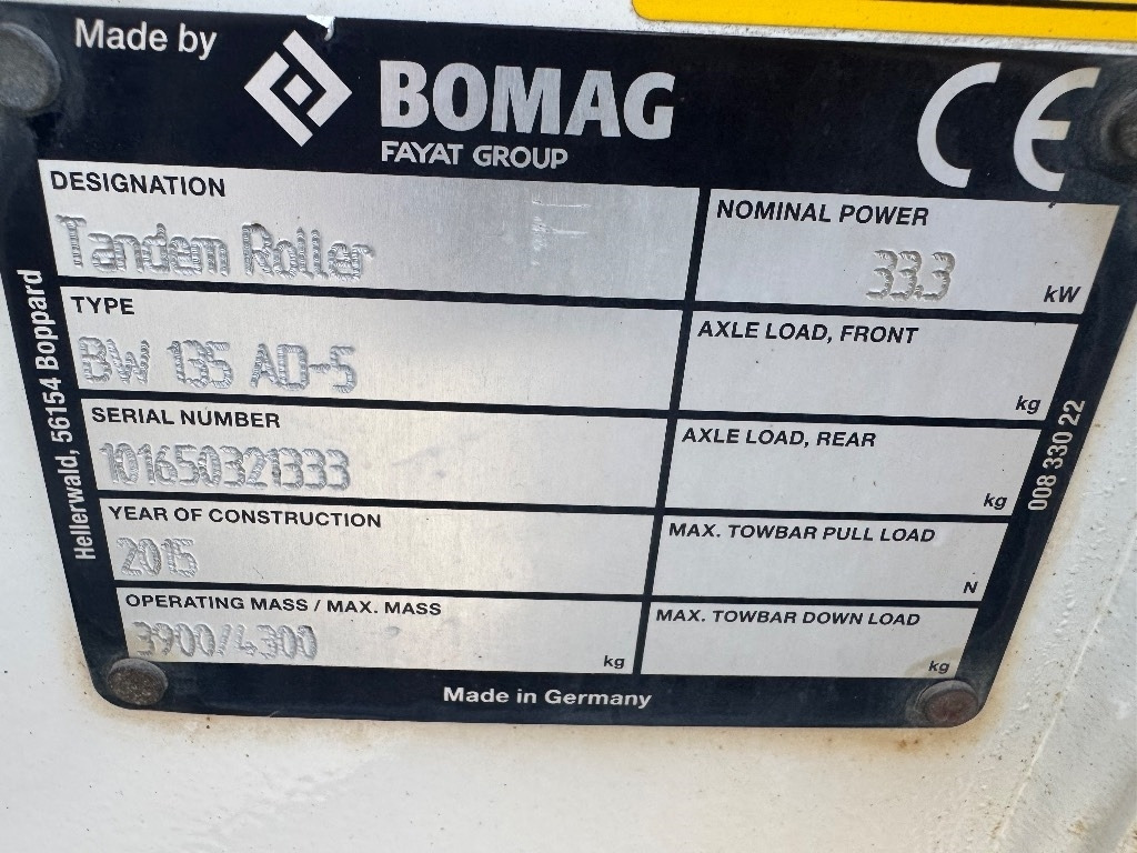 Bomag BW 125 AD-5 - Rouleau compresseur: photos 5 Bomag BW 125 AD-5 - Rouleau compresseur: photos 5