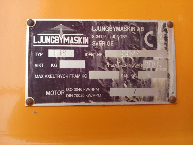 Chargeuse sur pneus Ljungby L18, Hjullastare: photos 13