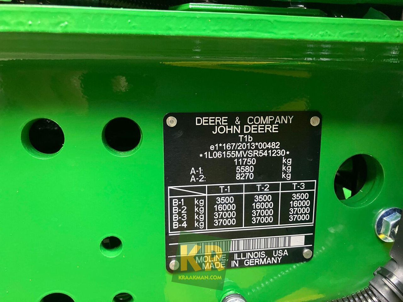 6M 155 John Deere - Tracteur agricole: photos 4 6M 155 John Deere - Tracteur agricole: photos 4