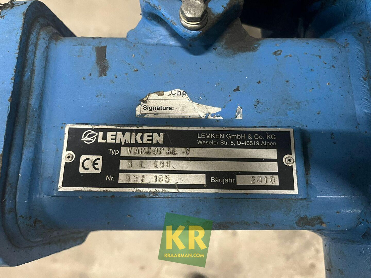 Charrue Lemken Vari-Opal 7: photos 8