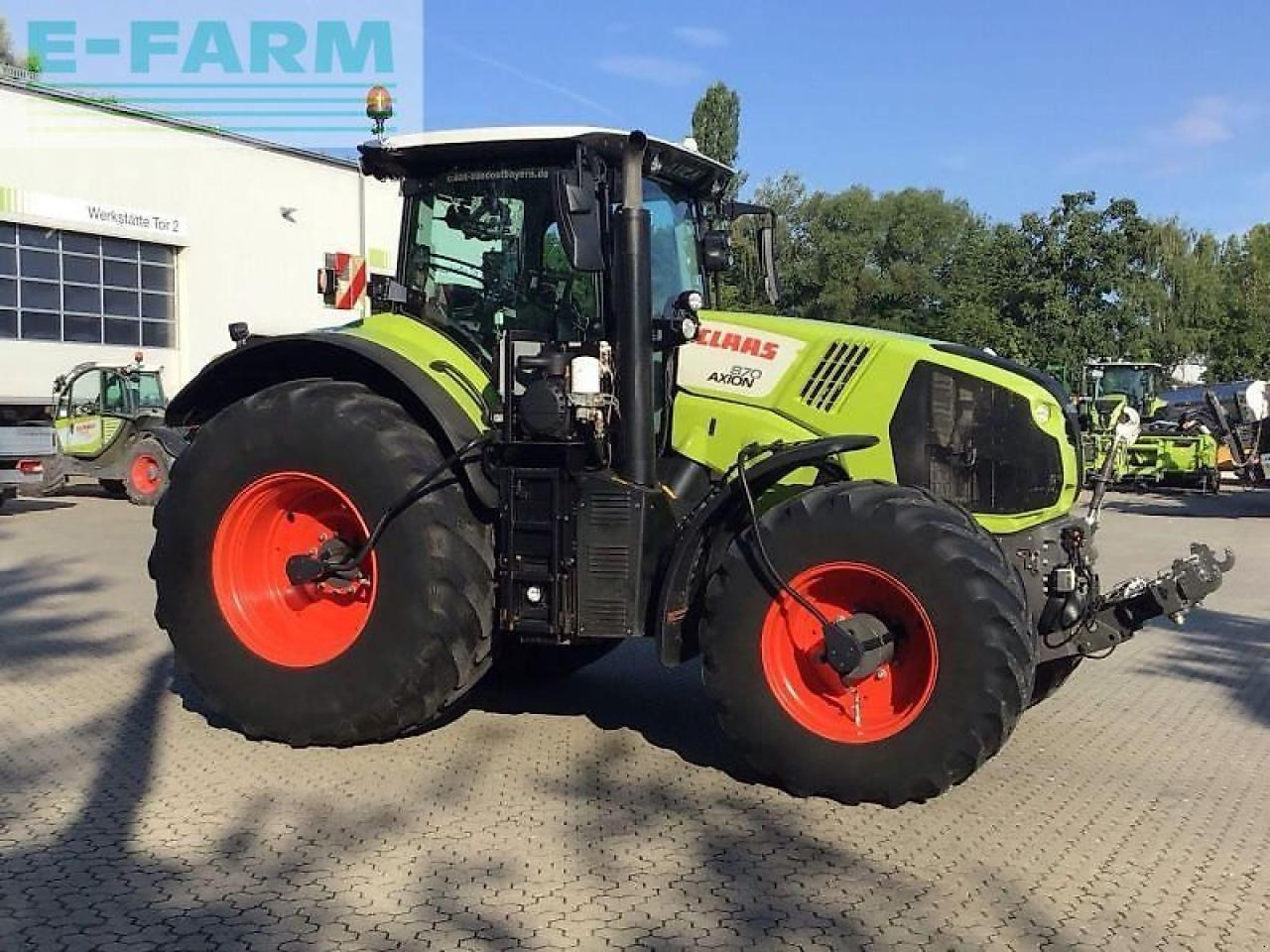 CLAAS axion 870 cmatic cebis CMATIC CEBIS - Tracteur agricole: photos 1 CLAAS axion 870 cmatic cebis CMATIC CEBIS - Tracteur agricole: photos 1
