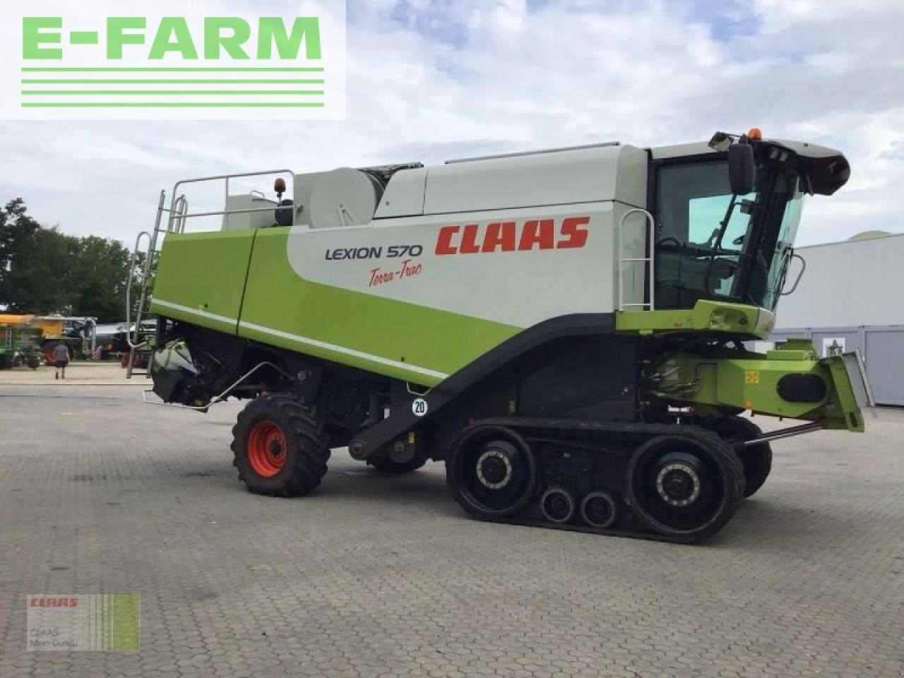 CLAAS lexion 570tt mit v750+tw - Moissonneuse-batteuse: photos 2 CLAAS lexion 570tt mit v750+tw - Moissonneuse-batteuse: photos 2