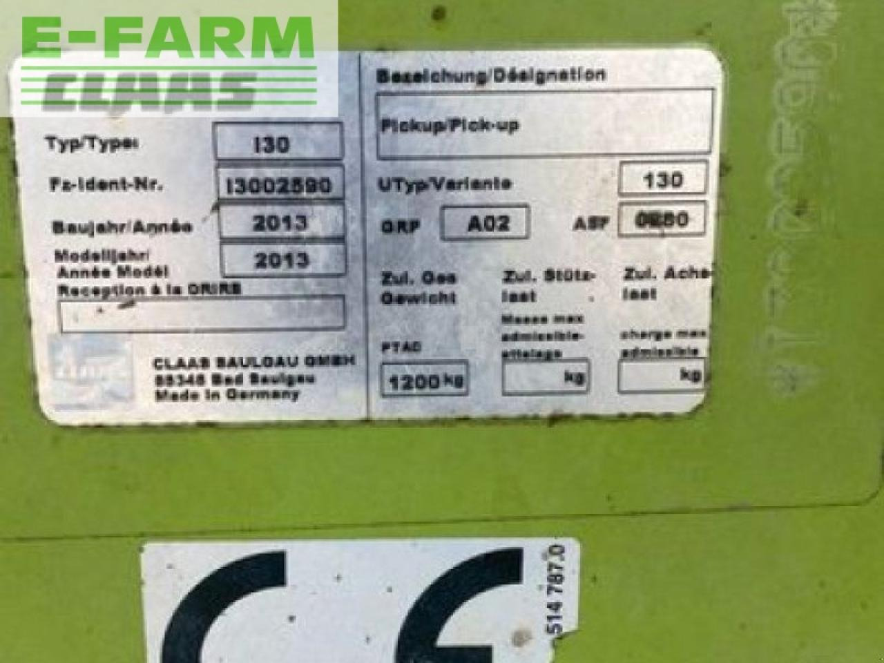 Accessoire aux ensileuses CLAAS pick up 300: photos 9