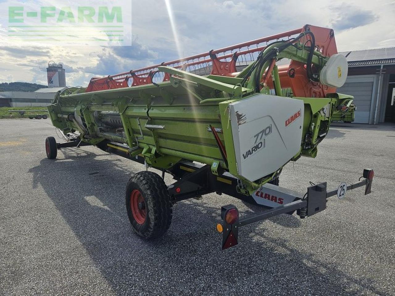 Moissoneuse CLAAS vario 770 + rapstrenner + transportwagen: photos 7