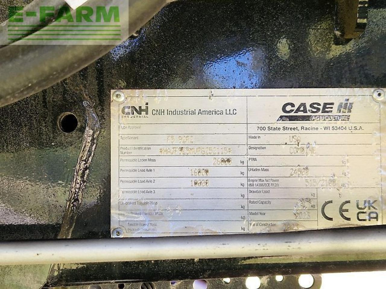 Moissonneuse-batteuse Case-IH axial flow 9250 st 5 p: photos 6