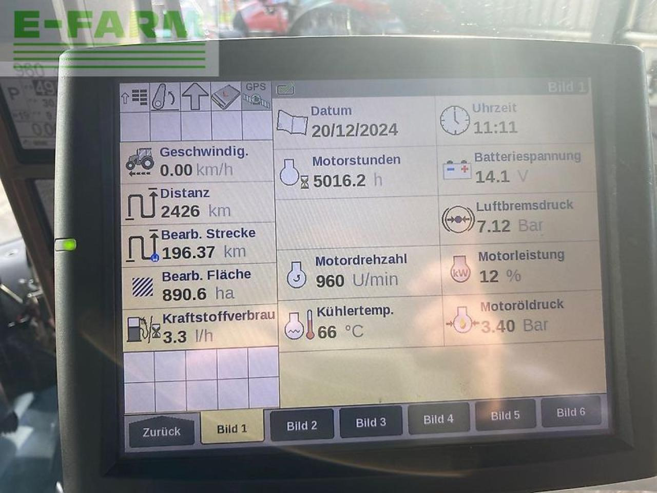 Tracteur agricole Case-IH maxxum 145 cvx CVX: photos 16