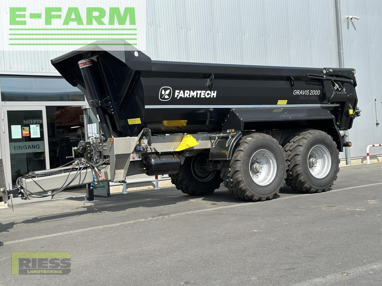 Farmtech gravis 2000 hardox black edition - Benne agricole: photos 1 Farmtech gravis 2000 hardox black edition - Benne agricole: photos 1