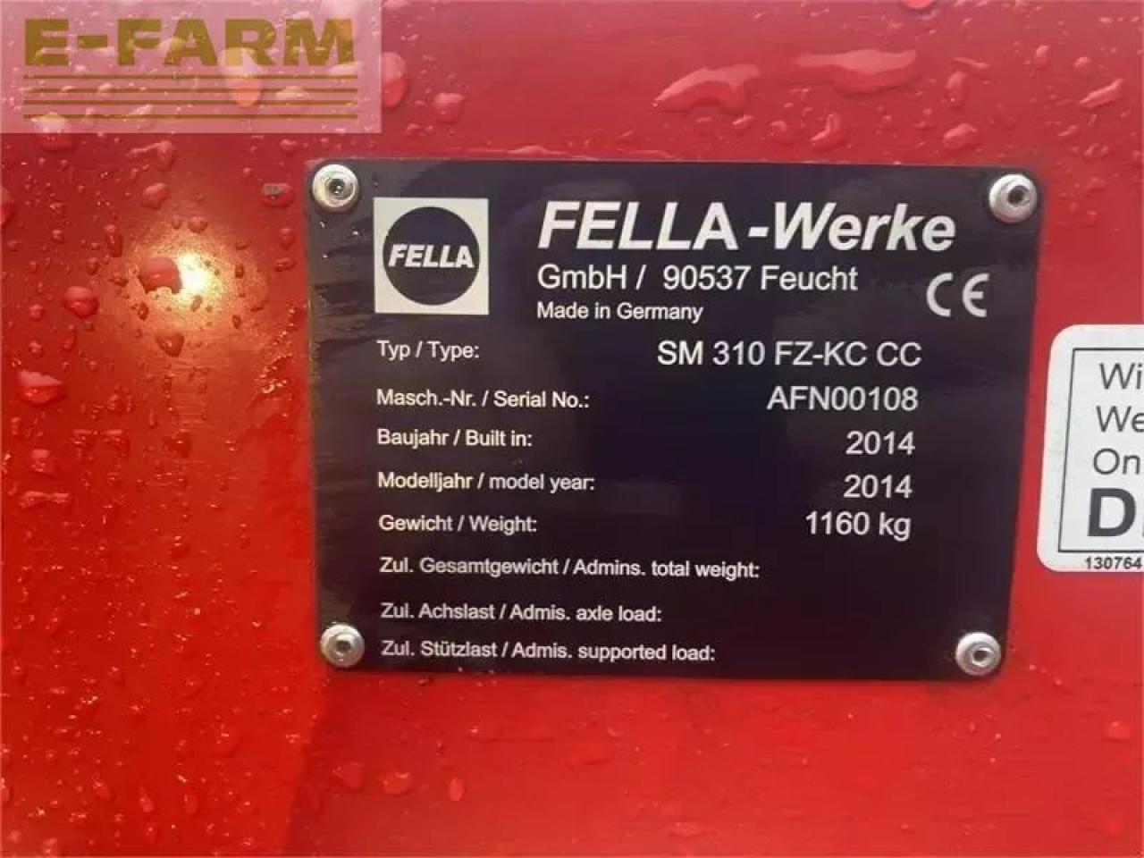 Fella sm 991 tl-kc / sm 310 fz kc - Faucheuse: photos 3 Fella sm 991 tl-kc / sm 310 fz kc - Faucheuse: photos 3