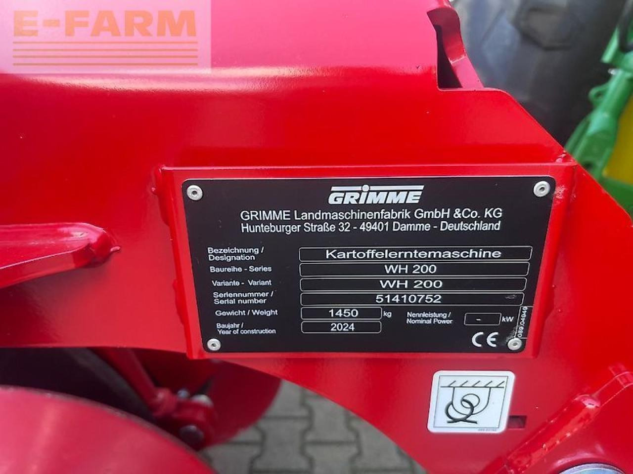 Grimme wh 200 - Arracheuse de pommes de terre: photos 2 Grimme wh 200 - Arracheuse de pommes de terre: photos 2