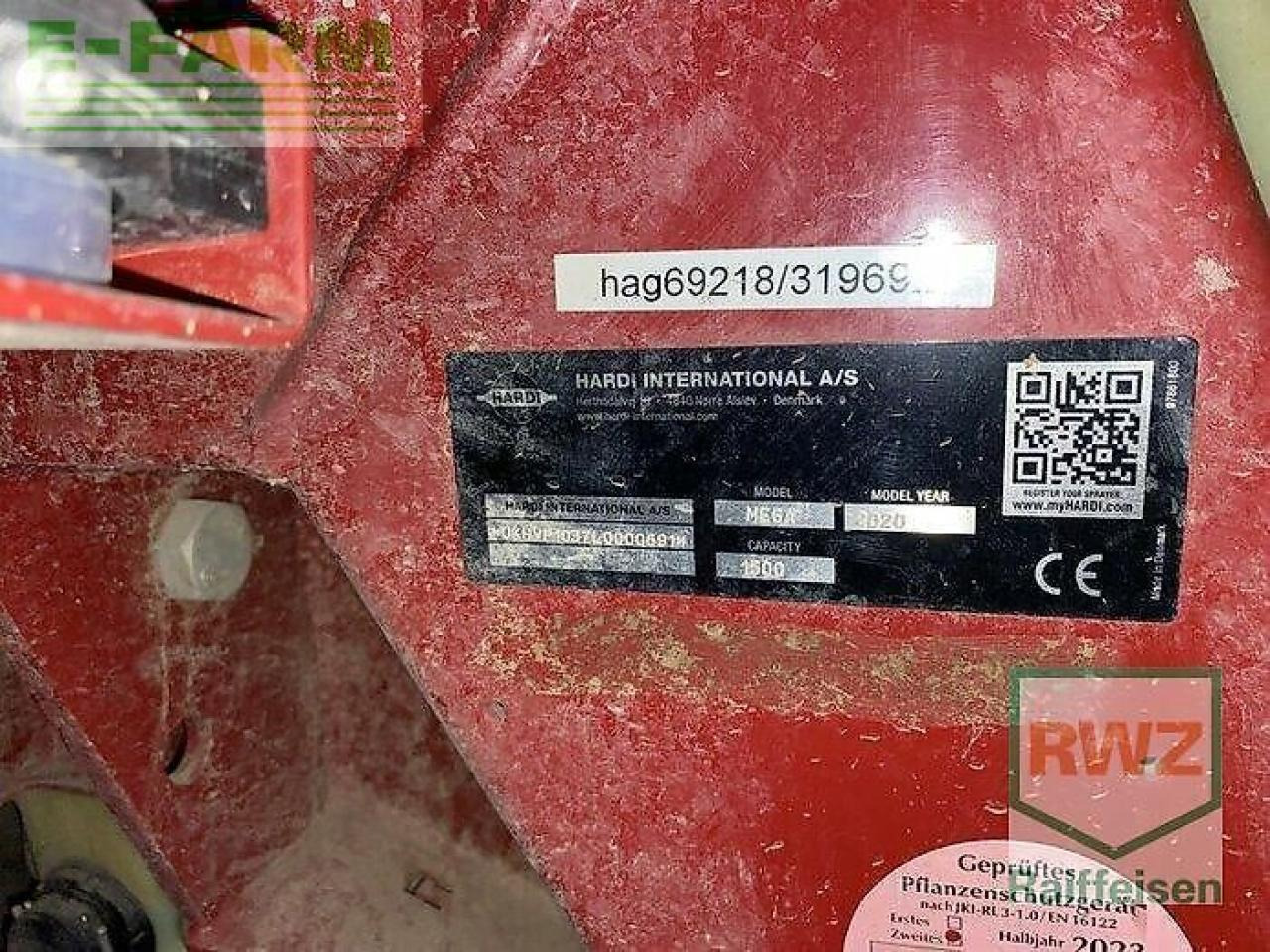 Hardi mega smartcom vpz 1500 - Pulvérisateur traîné: photos 5 Hardi mega smartcom vpz 1500 - Pulvérisateur traîné: photos 5