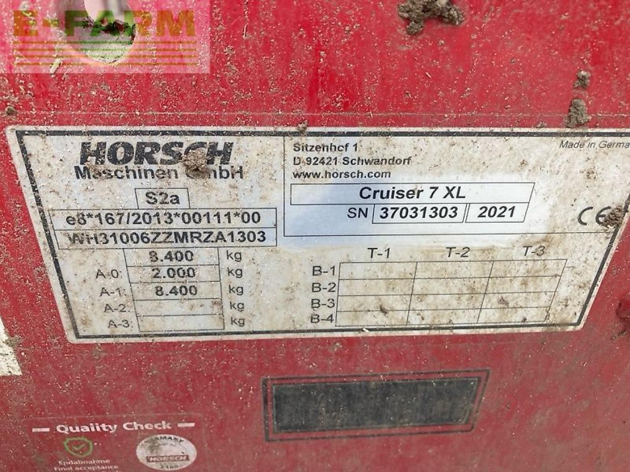 Horsch cruiser 7 xl - Bineuse: photos 3 Horsch cruiser 7 xl - Bineuse: photos 3