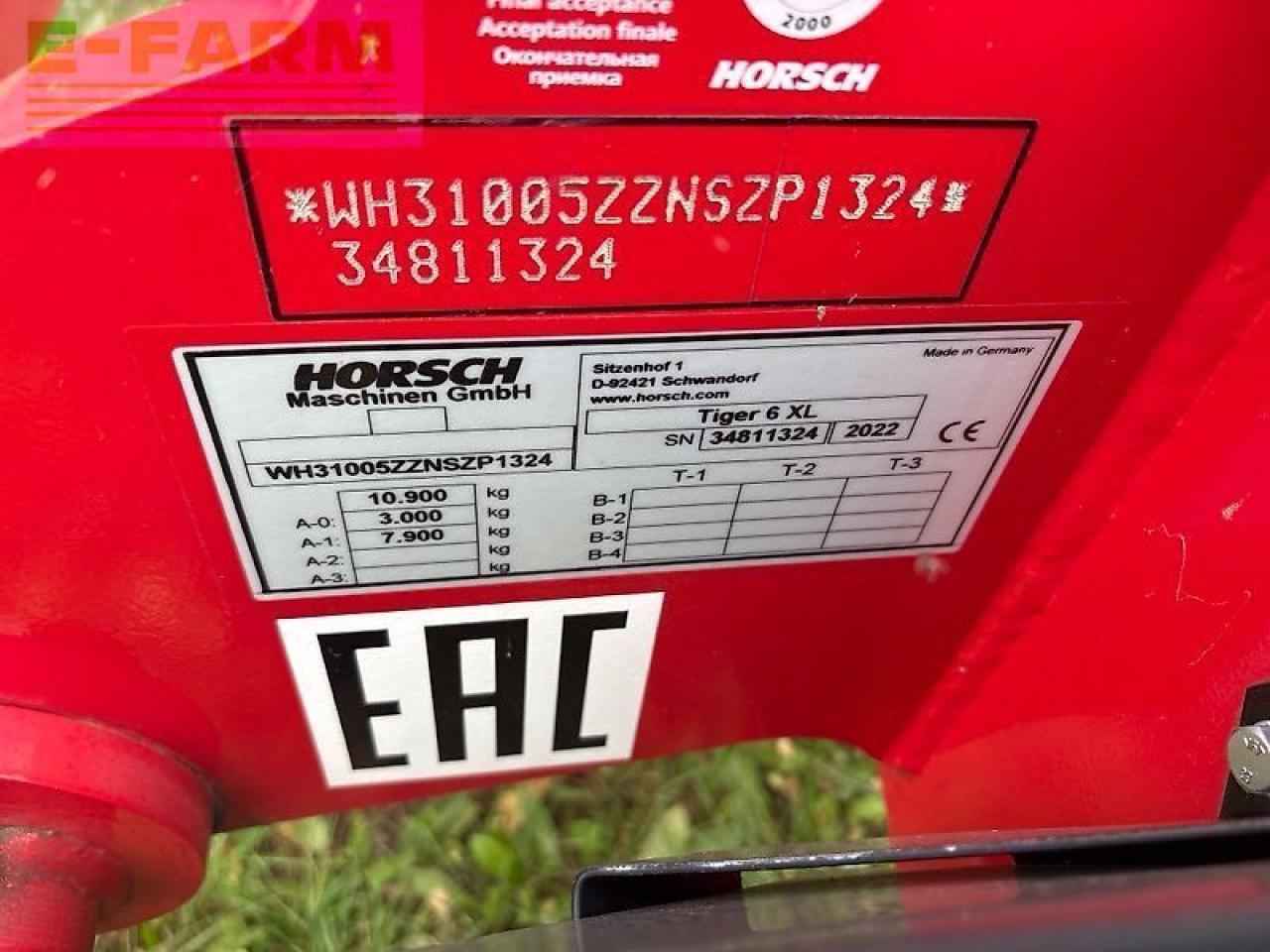 Bineuse Horsch tiger 6 xl: photos 7