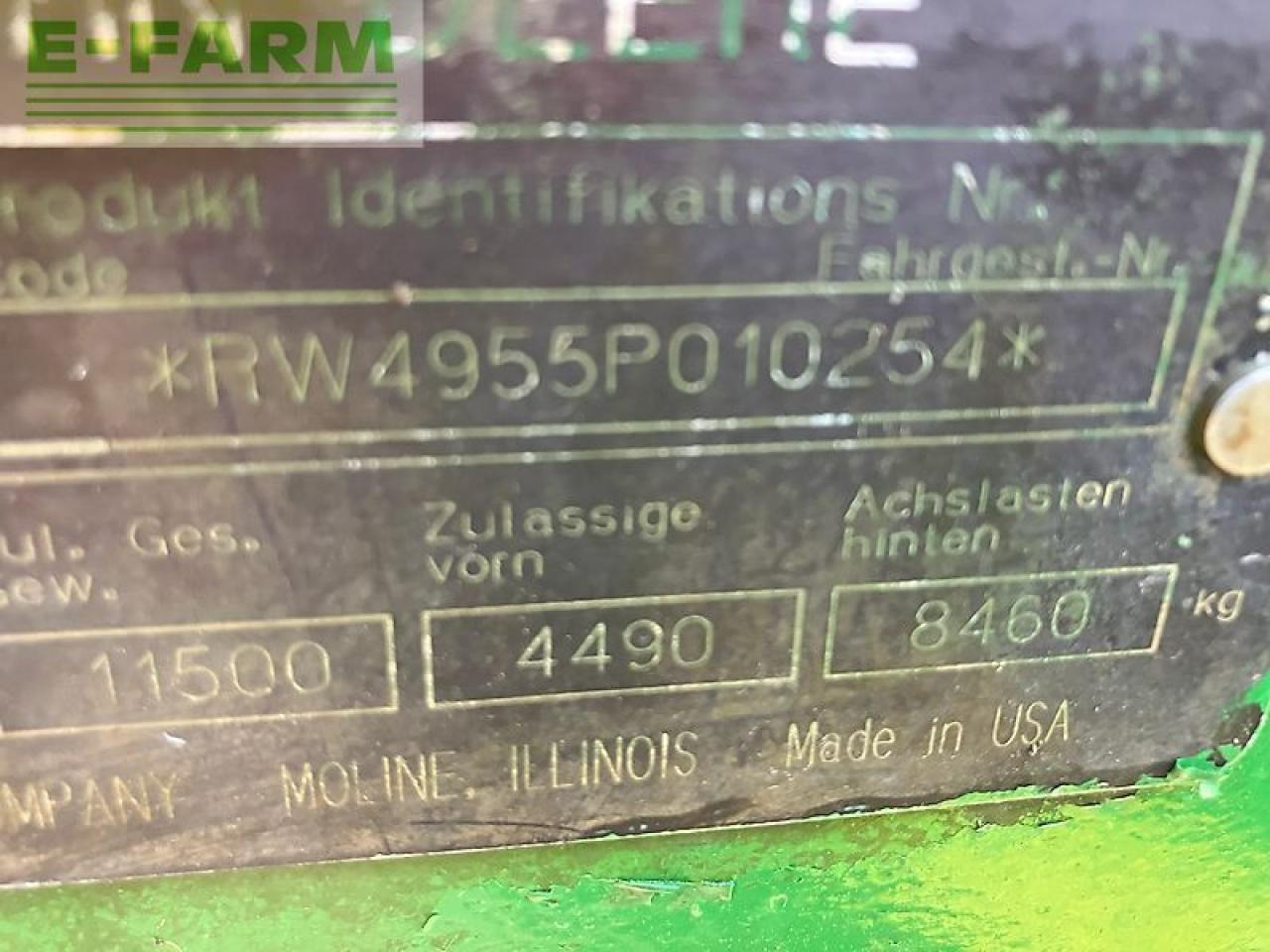 Tracteur agricole John Deere 4955: photos 24