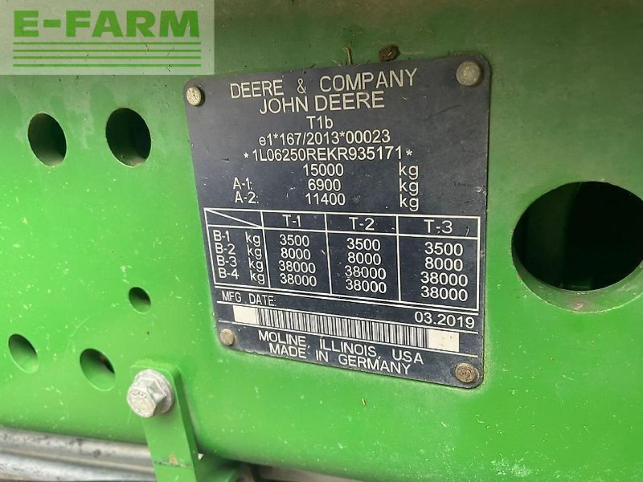 John Deere 6250r - Tracteur agricole: photos 5 John Deere 6250r - Tracteur agricole: photos 5