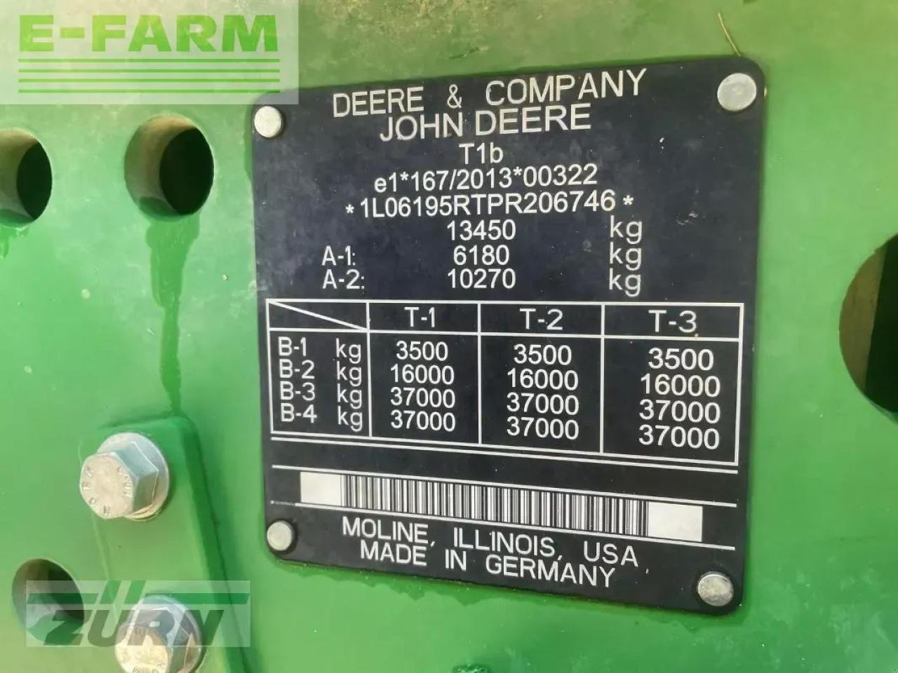 John Deere 6r195 / 6r 195 - Tracteur agricole: photos 5 John Deere 6r195 / 6r 195 - Tracteur agricole: photos 5