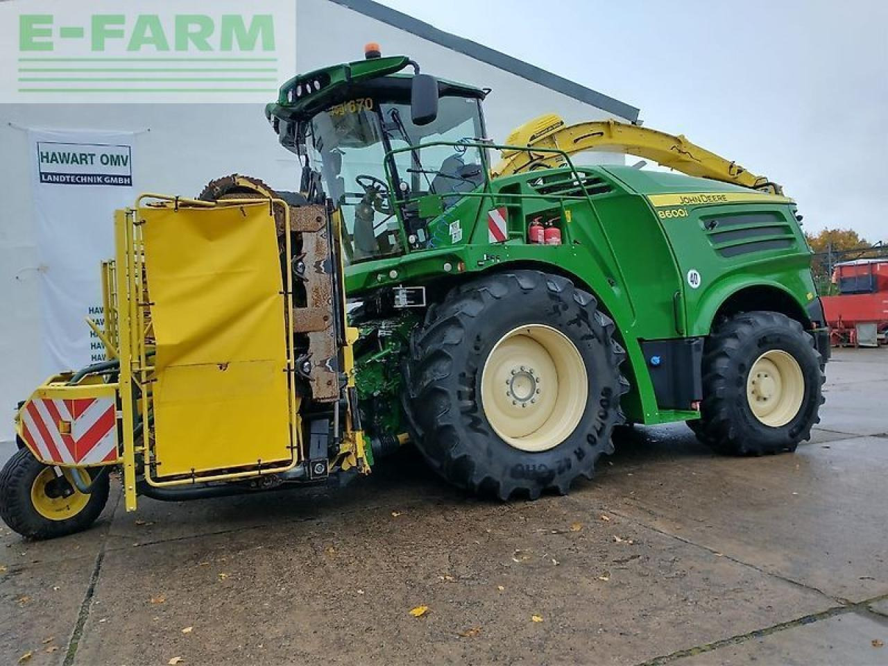 John Deere 8600 - Ensileuse: photos 1 John Deere 8600 - Ensileuse: photos 1