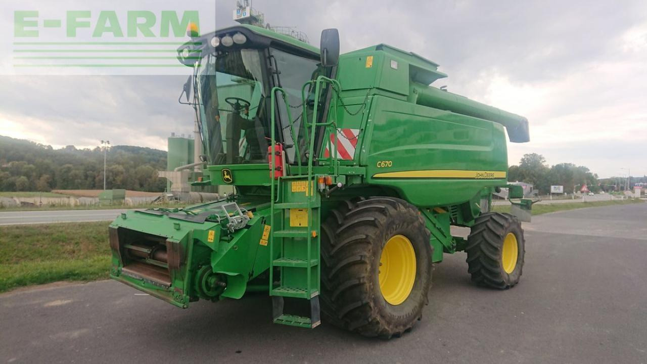 John Deere c670 + geringhoff vs610 - Moissonneuse-batteuse: photos 1 John Deere c670 + geringhoff vs610 - Moissonneuse-batteuse: photos 1