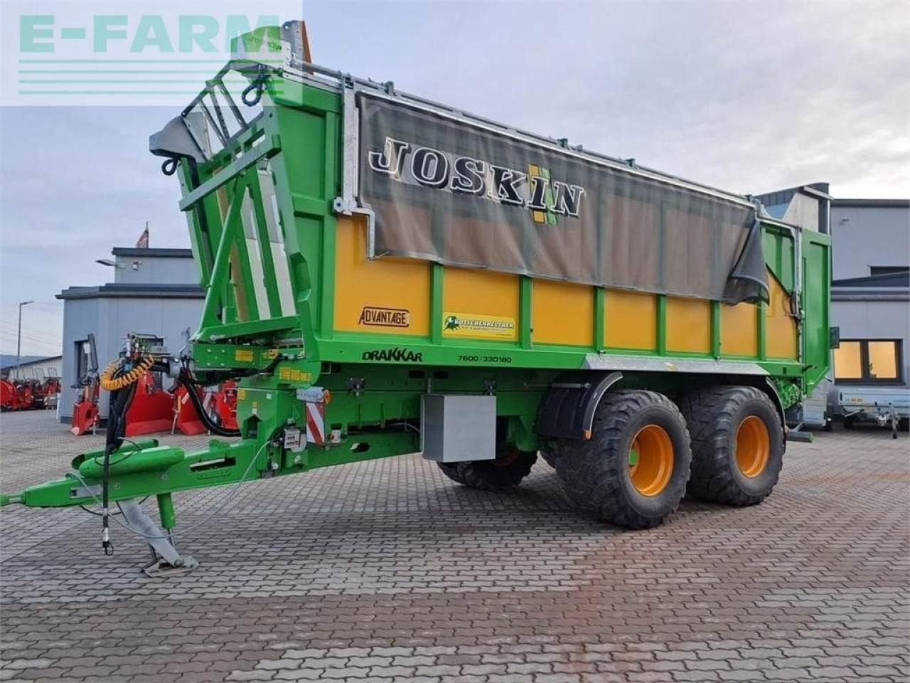 Joskin drakkar 7600/33d180 - Remorque agricole: photos 1 Joskin drakkar 7600/33d180 - Remorque agricole: photos 1