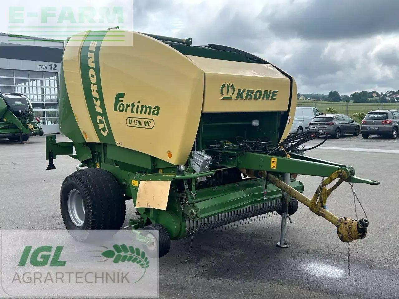 Presse à balles cubiques Krone fortima v 1500 mc: photos 6