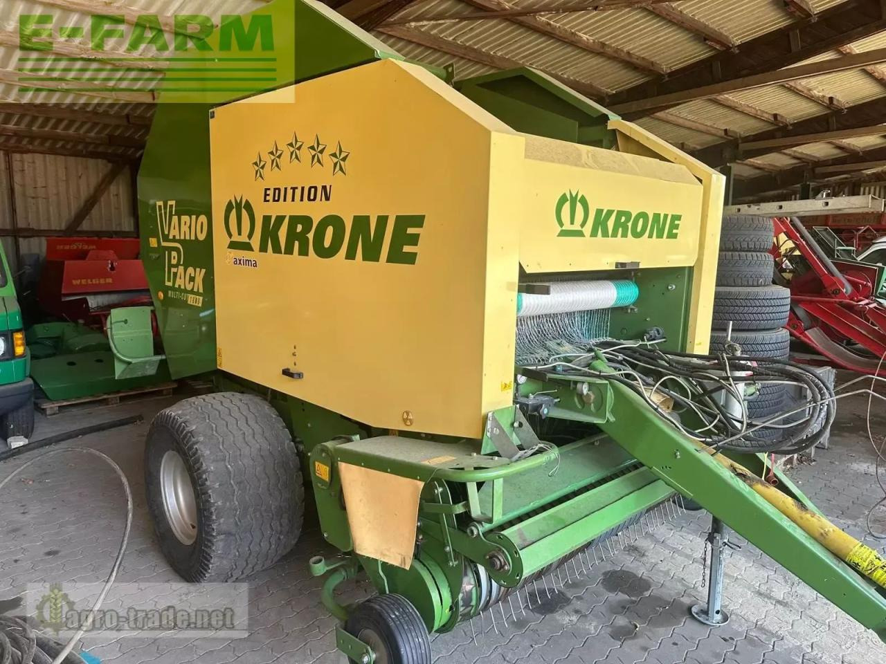 Krone variopack 1800 - Presse à balles cubiques: photos 1 Krone variopack 1800 - Presse à balles cubiques: photos 1