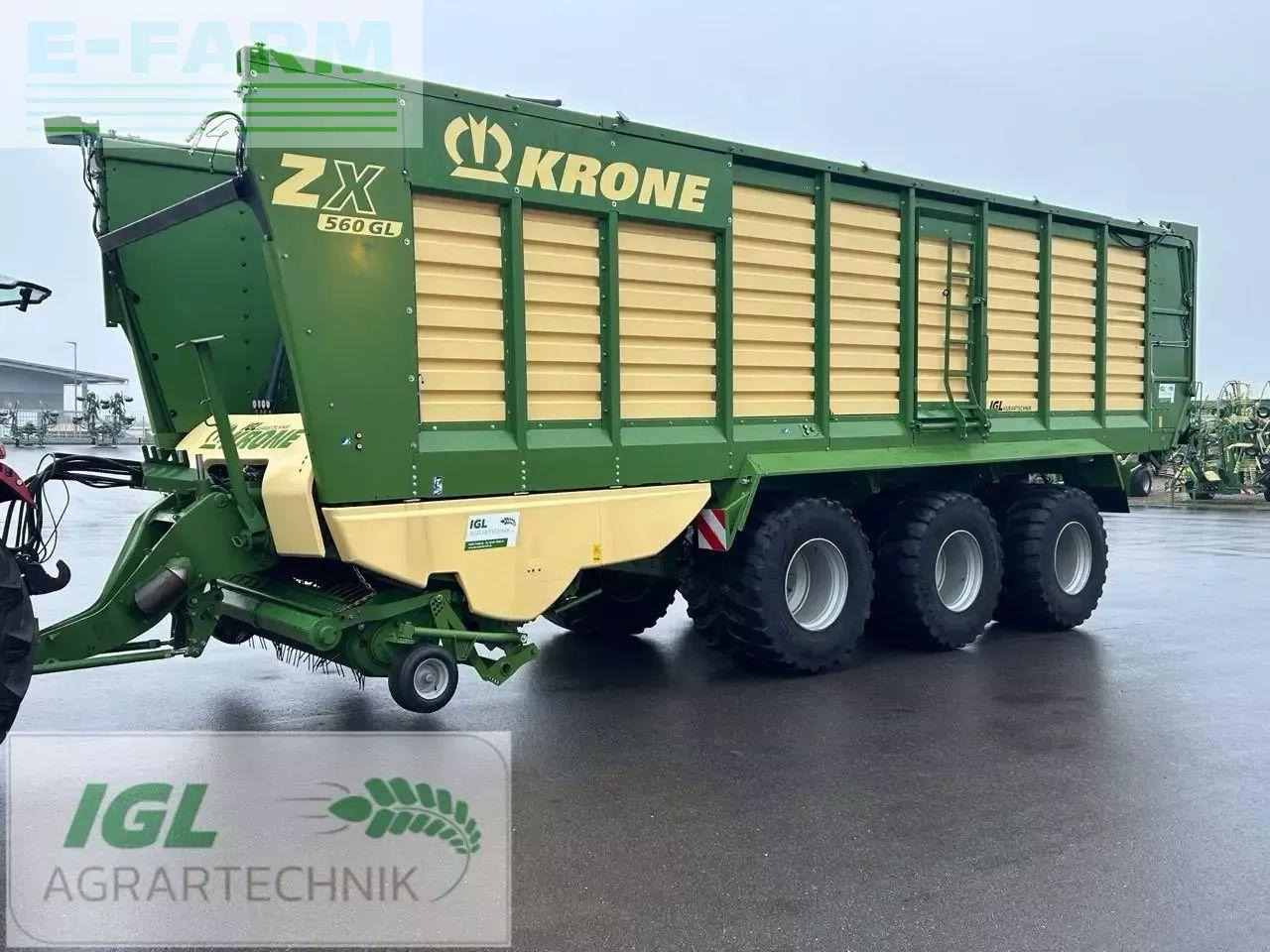 Krone zx 560 gl - Autochargeuse: photos 1 Krone zx 560 gl - Autochargeuse: photos 1