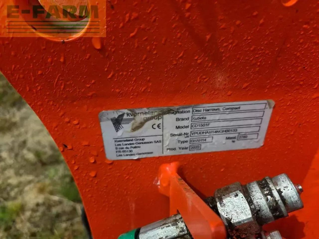 Kubota cd1501f - Bineuse: photos 4 Kubota cd1501f - Bineuse: photos 4