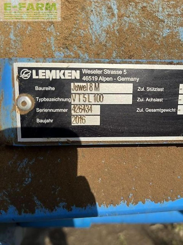 Lemken juwel 8 m - Charrue: photos 4 Lemken juwel 8 m - Charrue: photos 4