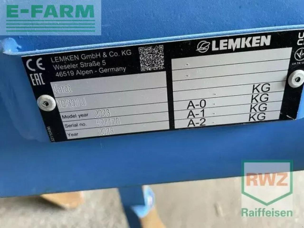 Lemken karat 10 / 300 u - Bineuse: photos 2 Lemken karat 10 / 300 u - Bineuse: photos 2