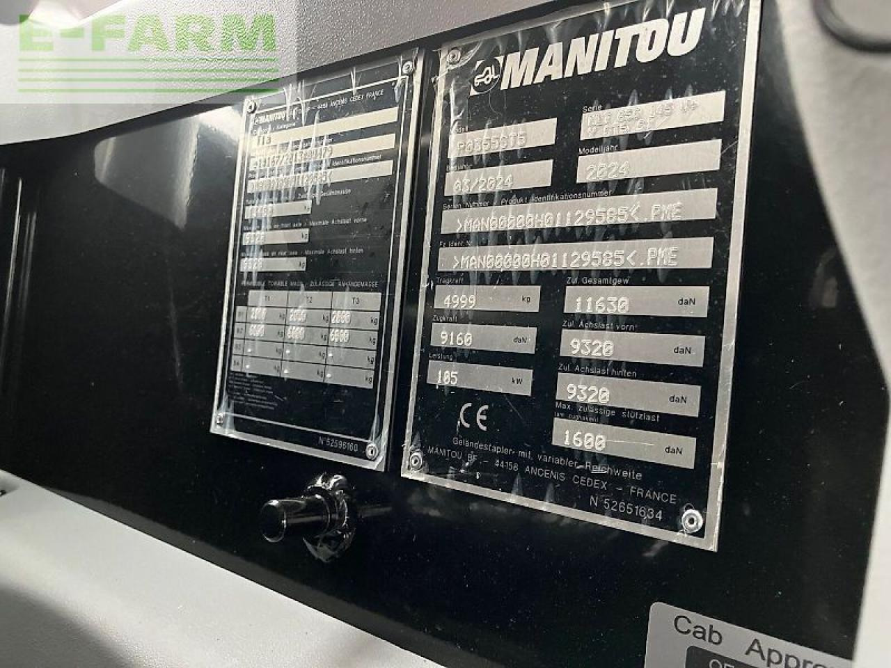 Chariot télescopique Manitou teleskoplader mlt850 -145 v+ elite: photos 14