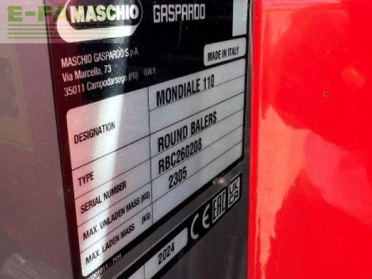 Maschio mondiale 110 topcut maschio fe - Presse à balles cubiques: photos 3 Maschio mondiale 110 topcut maschio fe - Presse à balles cubiques: photos 3