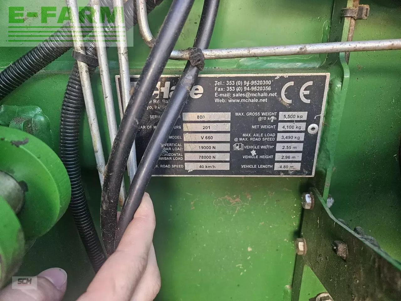 Mc Hale v 660 - Presse à balles cubiques: photos 5 Mc Hale v 660 - Presse à balles cubiques: photos 5