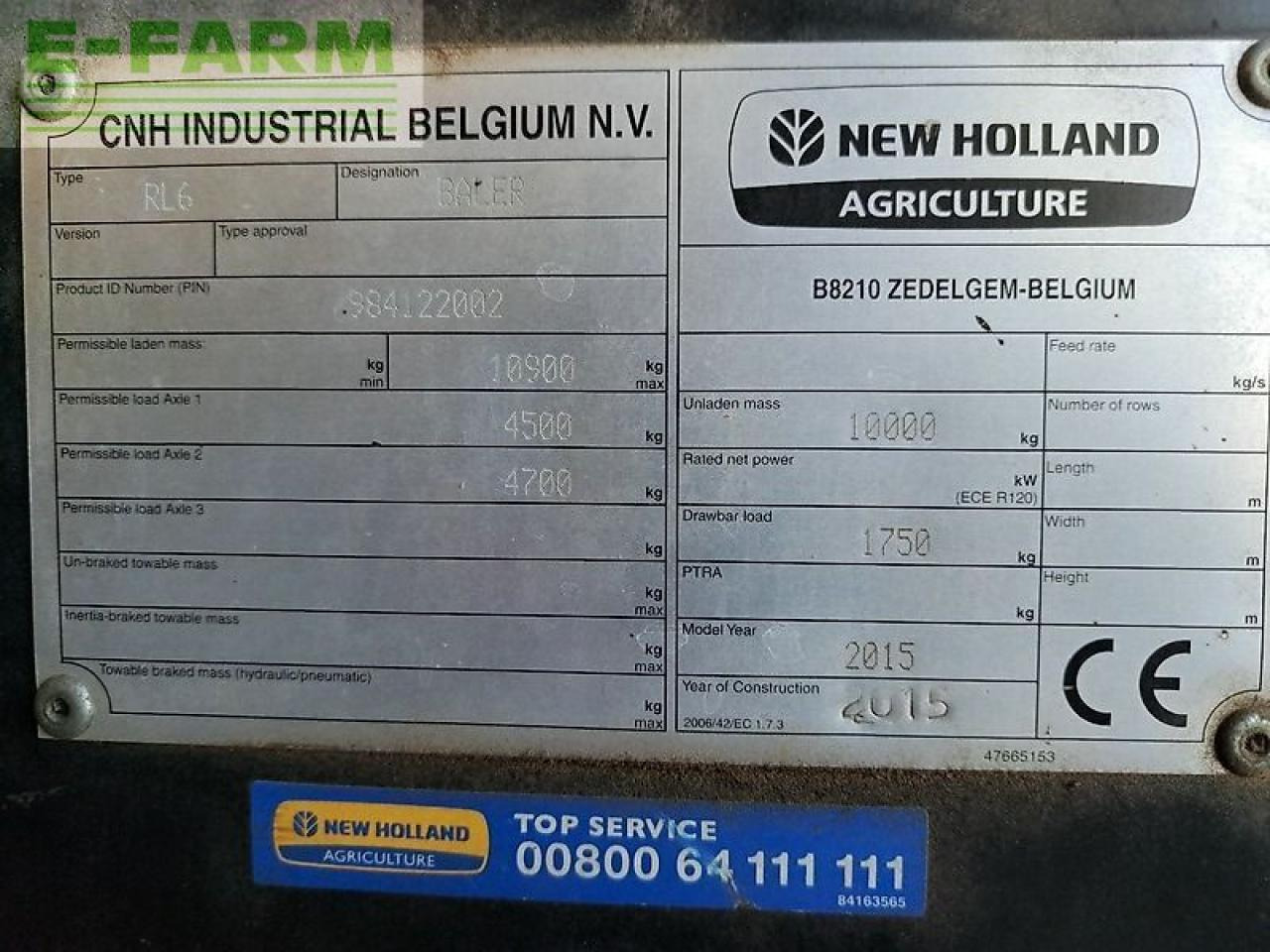 Presse à balles cubiques New Holland bb 1290 r: photos 13