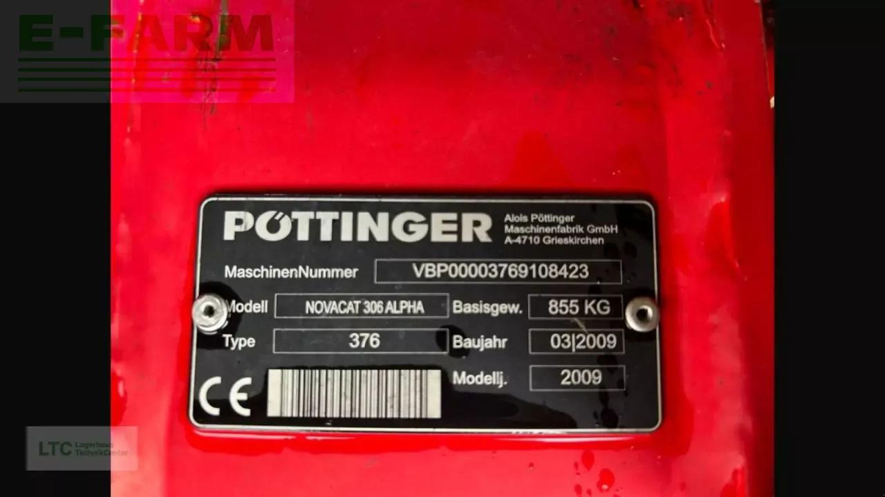 Faucheuse Pöttinger Novacat 306 Alpha: photos 7
