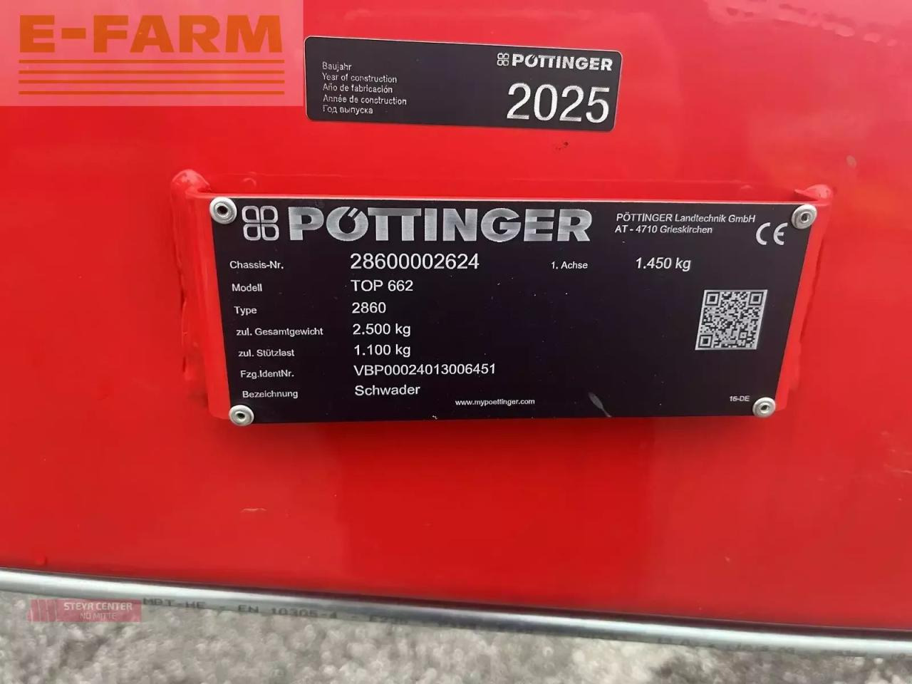 Pöttinger top 662 - Faneuse: photos 4 Pöttinger top 662 - Faneuse: photos 4