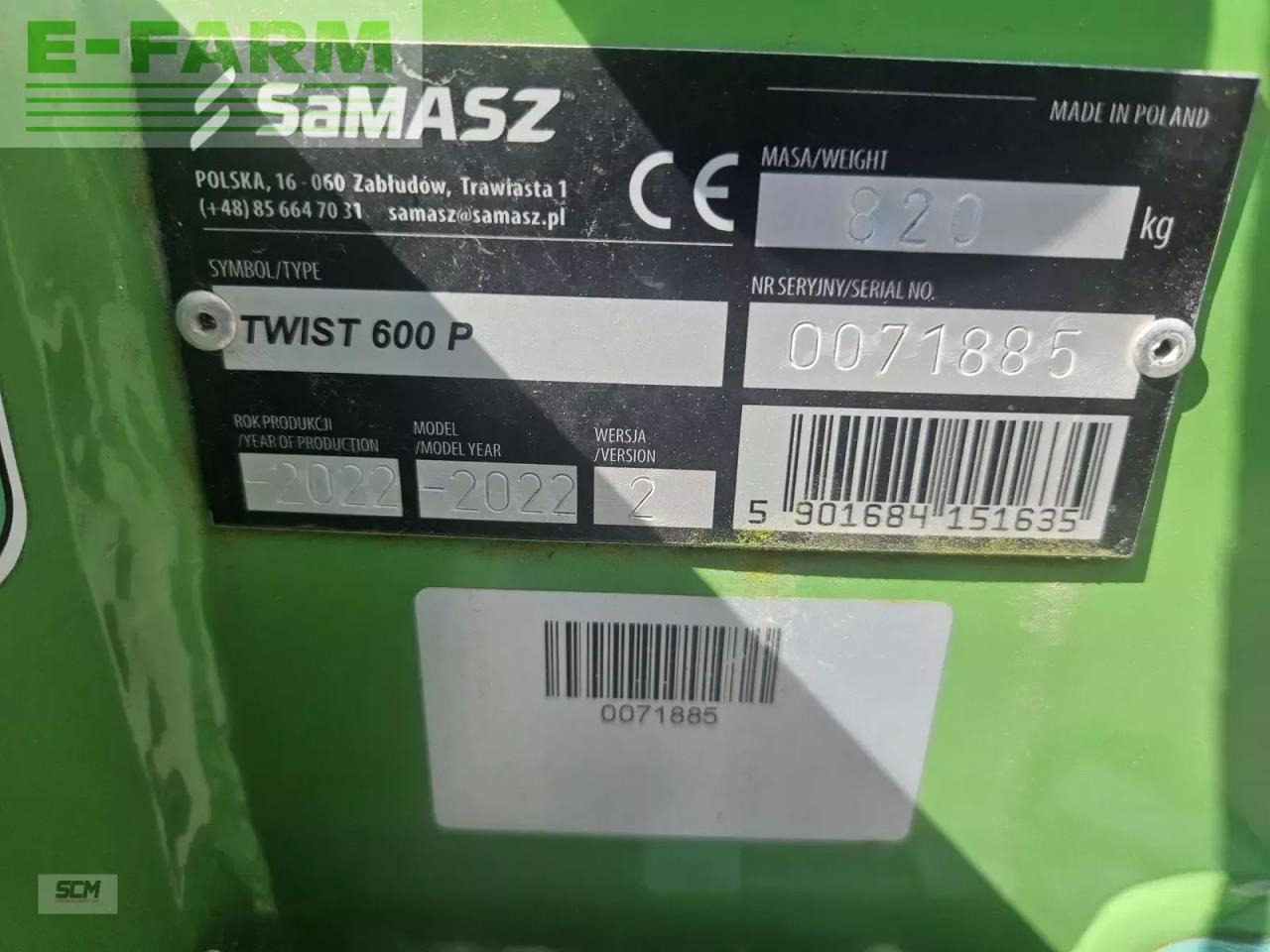 SaMASZ samasz twist 600 front - Faneuse: photos 2 SaMASZ samasz twist 600 front - Faneuse: photos 2