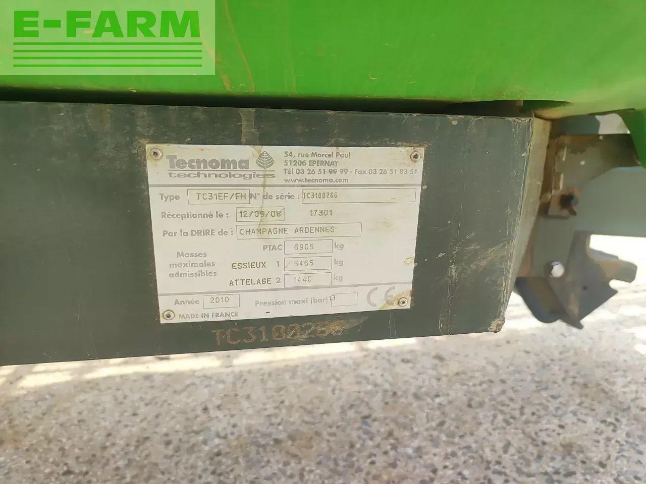 Tecnoma tecnis 3100 - Pulvérisateur traîné: photos 5 Tecnoma tecnis 3100 - Pulvérisateur traîné: photos 5