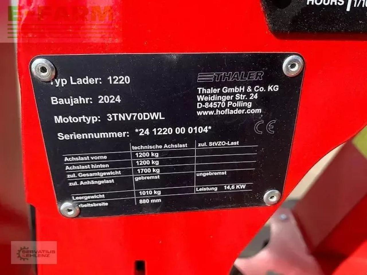 Chargeuse sur pneus Thaler 1220 / 13923: photos 13