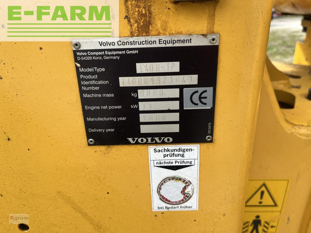 Mini pelle Volvo l 40b: photos 6 Mini pelle Volvo l 40b: photos 6