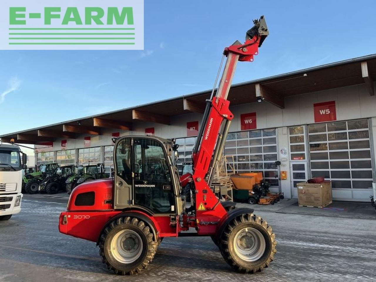 Weidemann 3070cx80 teleradlader 3100h, 30km/h 100l hydr. - Chargeuse sur pneus télescopique: photos 2 Weidemann 3070cx80 teleradlader 3100h, 30km/h 100l hydr. - Chargeuse sur pneus télescopique: photos 2