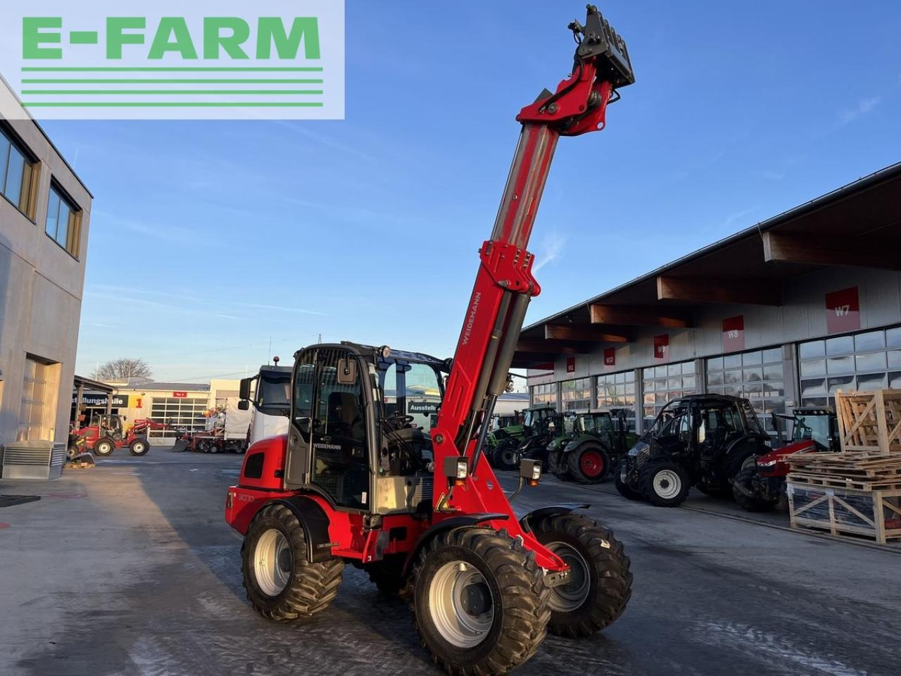 Weidemann 3070cx80 teleradlader 3100h, 30km/h 100l hydr. - Chargeuse sur pneus télescopique: photos 3 Weidemann 3070cx80 teleradlader 3100h, 30km/h 100l hydr. - Chargeuse sur pneus télescopique: photos 3