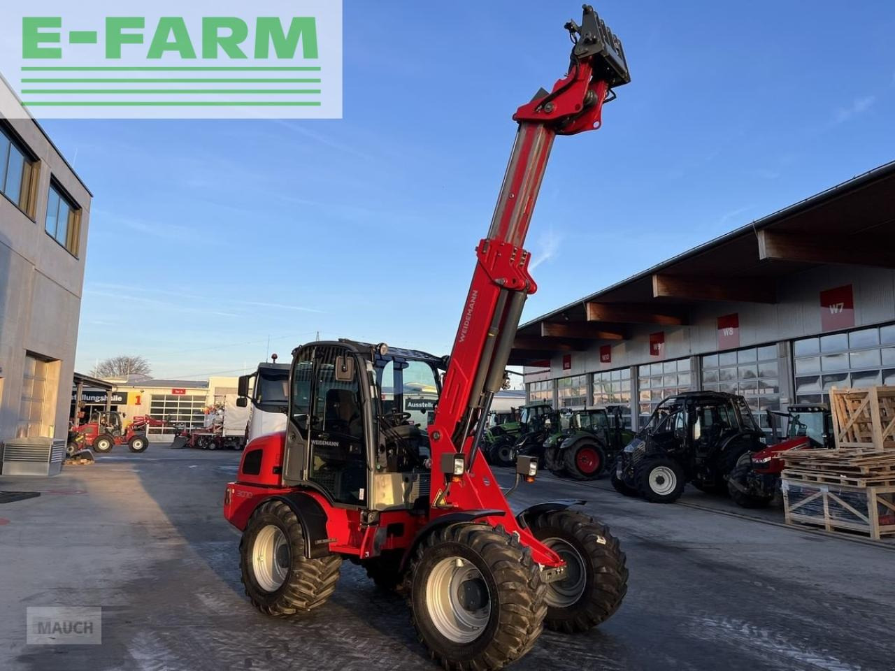 Weidemann 3070cx80 teleradlader 3100h, 30km/h 100l hydr. - Chargeuse sur pneus télescopique: photos 3 Weidemann 3070cx80 teleradlader 3100h, 30km/h 100l hydr. - Chargeuse sur pneus télescopique: photos 3