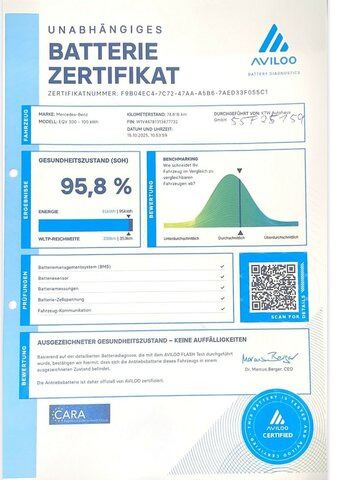 Transport de personnes, Utilitaire électrique MERCEDES-BENZ EQV 300 lang,7Sitze,Schiebetür elektrisch,LED...: photos 20