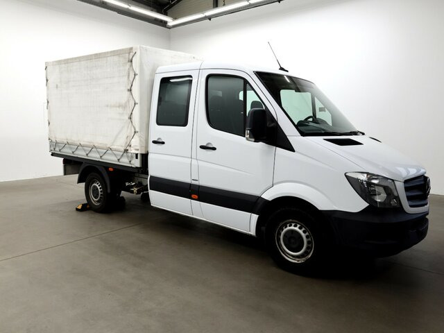 Utilitaire rideaux coulissants (PLSC), Utilitaire double cabine MERCEDES-BENZ Sprinter 214 CDI DOKA Pritsche,Klima,EURO6: photos 8