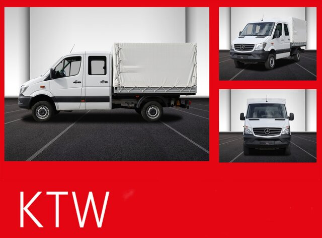 MERCEDES-BENZ Sprinter 316CDI DOKA,Allrad,AHK,Standhzg. - Utilitaire rideaux coulissants (PLSC), Utilitaire double cabine: photos 1 MERCEDES-BENZ Sprinter 316CDI DOKA,Allrad,AHK,Standhzg. - Utilitaire rideaux coulissants (PLSC), Utilitaire double cabine: photos 1