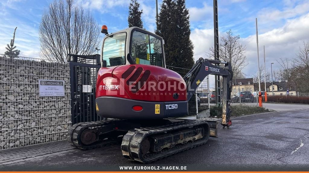 Mini pelle Terex Minibagger TC 50, Schnellwechsler MS03, Knickmatik: photos 6